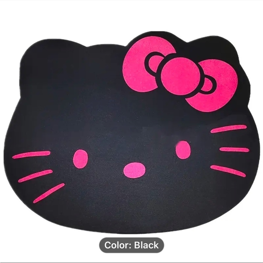 Hello Kitty mouse pad | Hot pink and black New!